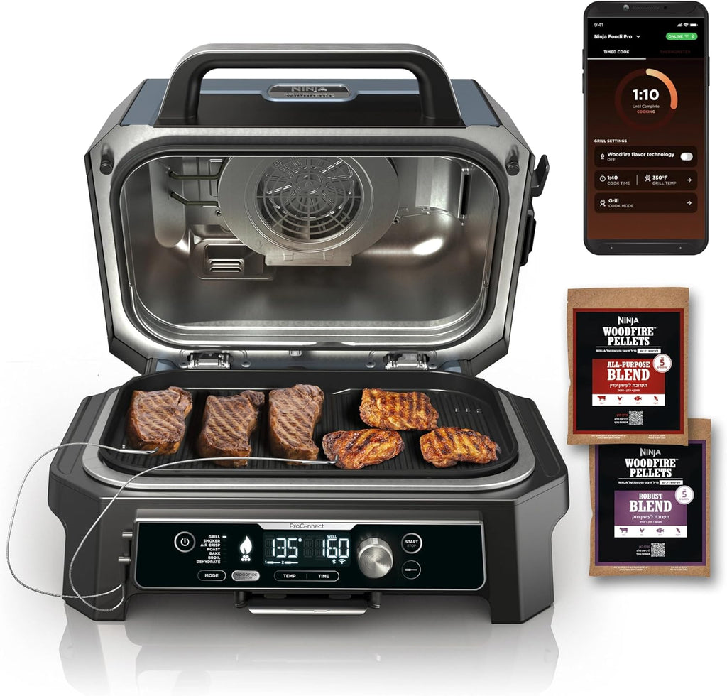 Black Outdoor Grill & Smoker N45942