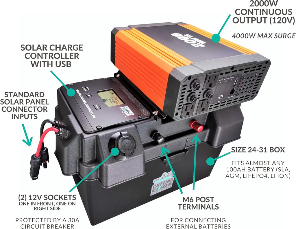 2,000W Solar Generator L56959