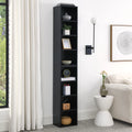 8-Tier Media Tower Rack with Adjustable Shelves O760