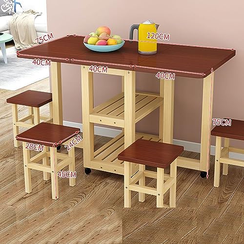 Extendable Folding Dining Table (120x75x75cm) S5343