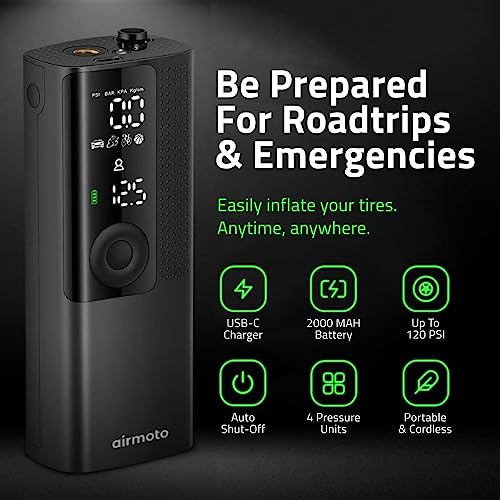 Tire Inflator Portable Air Compressor with Digital Pressure Gauge S53328