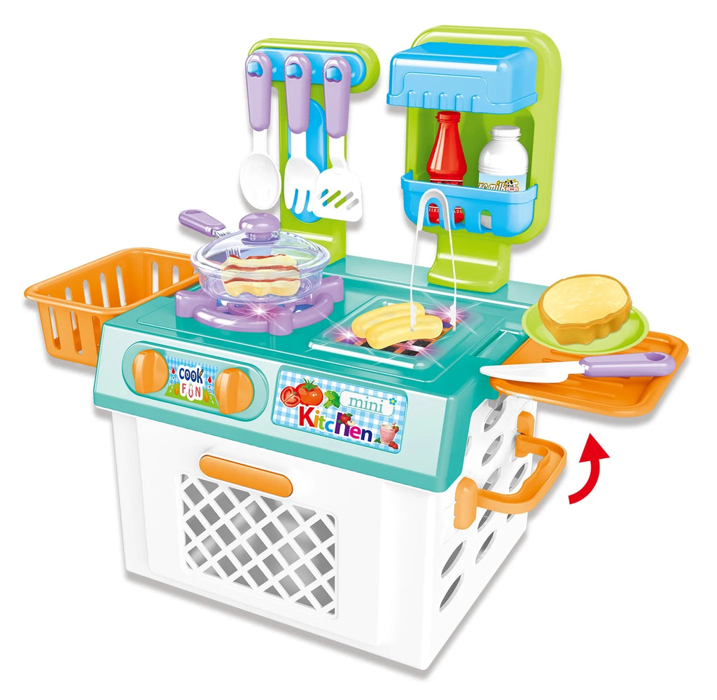 Mini Kitchen Playset With Sound And Color Changing Lights R547