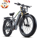 26" Fat Tire Full Suspension Electric Bike T23858