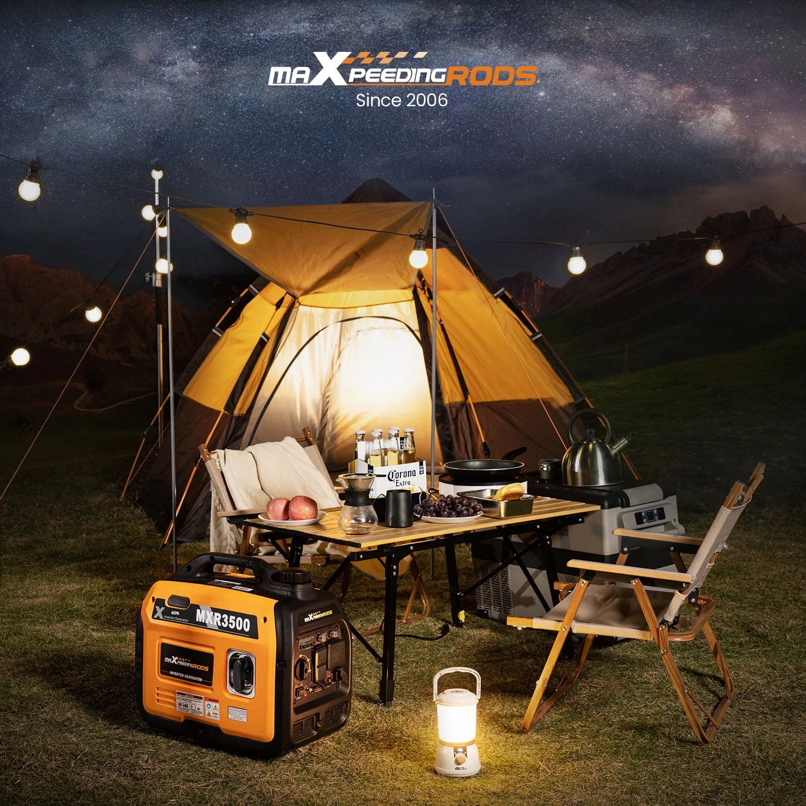 3500W Ultralight Electric Start Portable Inverter Generator M307645