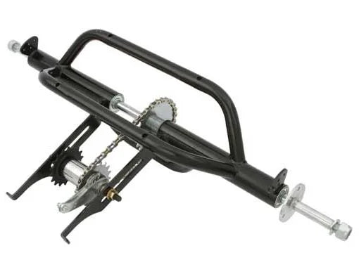 Black 20 inch Trike Conversion Kit with Two Steel Wheel 72 Spoke H13835