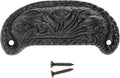 Cast Iron Drawer Bin Pull, 3 1/4" Centers B9327