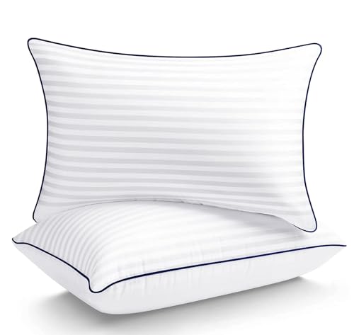 King Size Set of 2 Cooling Pillows with Down Alternative Filling T664