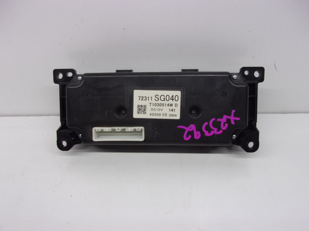 Pre-Owned Subaru Forester Climate AC Heater Temperature Control C267979