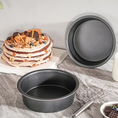 Nonstick Square Baking Pan Set 2 Pieces Grey T218749