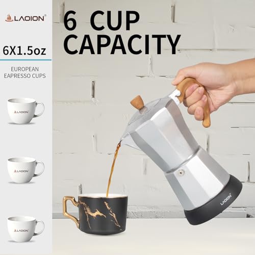 6 or 3cup Electric Espresso Coffee Maker L55732