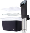 1100 Watt Sous Vide Cooker with Plastic Container, Lid, and Neoprene Sleeve M118329