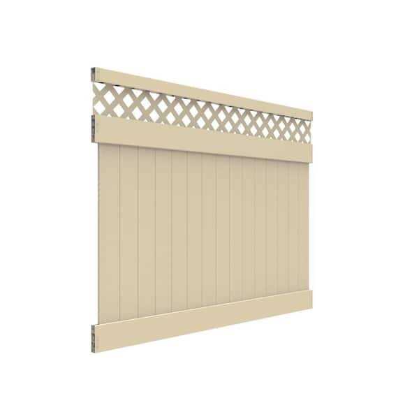 Vinyl Lattice Top Fence Panel L46328