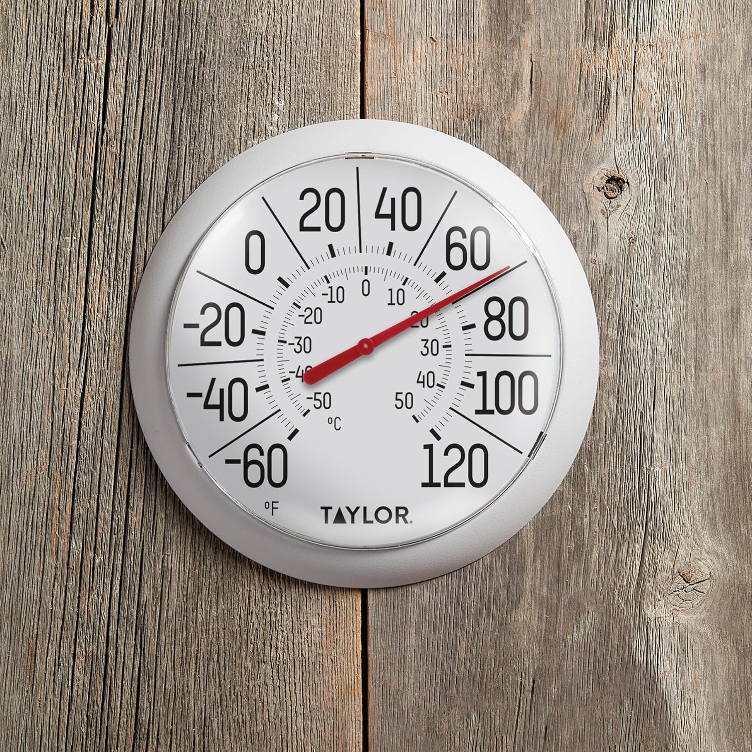White Bezel 8.5 Inch Dial Thermometer L654637