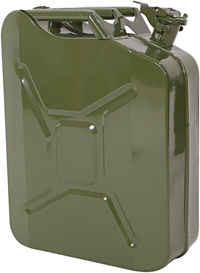 20L 5 Gallon Cold-Rolled Plate Gas Can with Flexible Spout Z478609