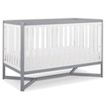 White/Gray 4-in-1 Convertible Crib G9851