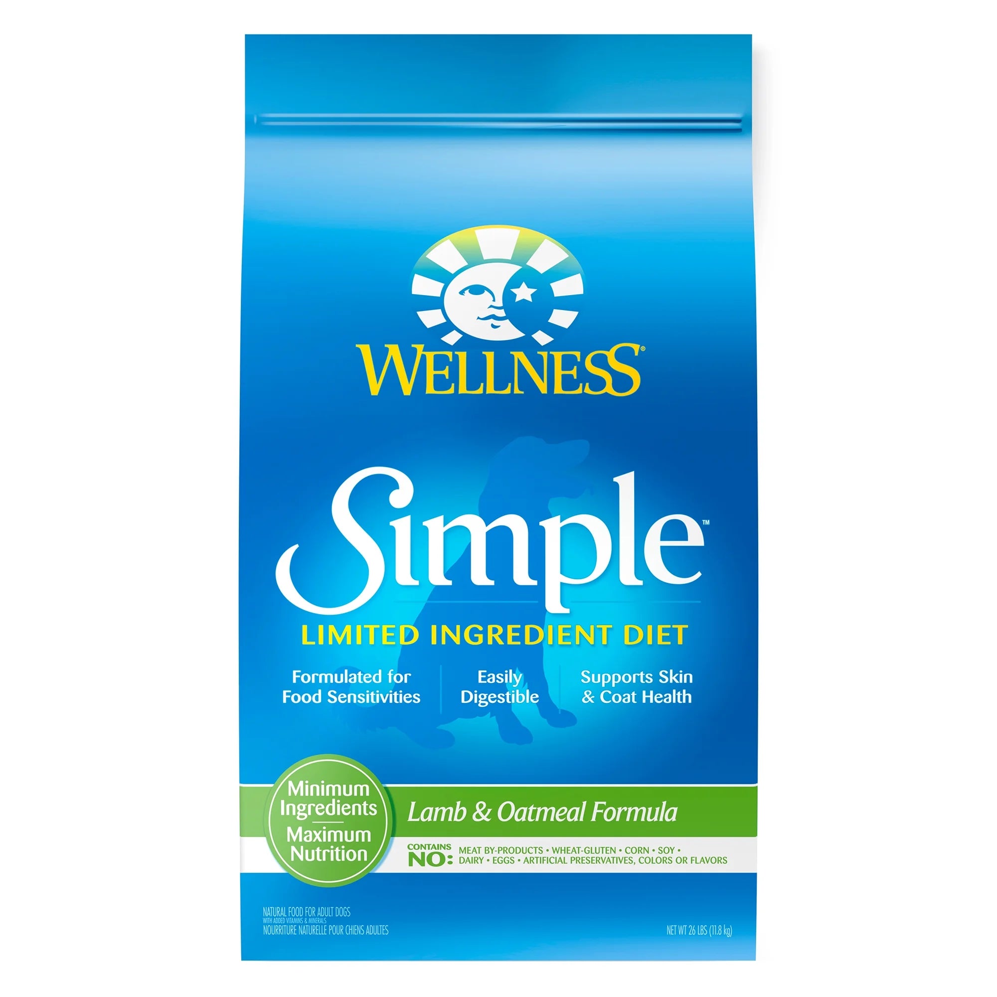 26-Pound Bag Lamb and Oatmeal Dry Dog Food U127