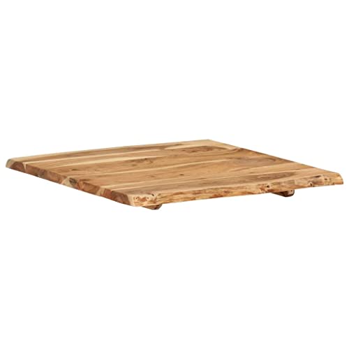 Solid Acacia Wood Table Top 22.8" x(19.7"-23.6") x1 H165