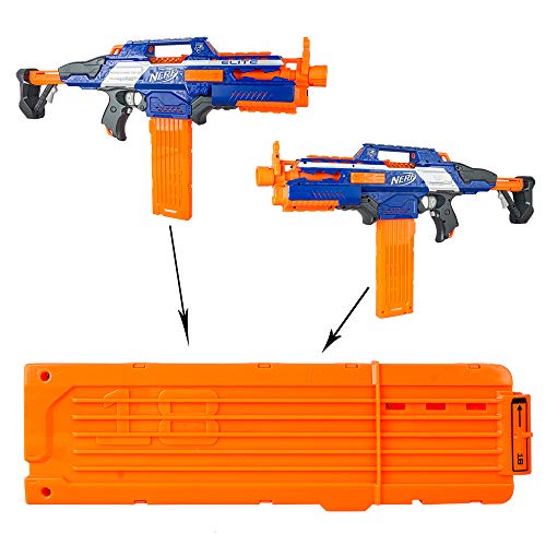 2 Pack 18-Dart Quick Reload Clip and 40 Dart Refill Pack (Orange) X448247