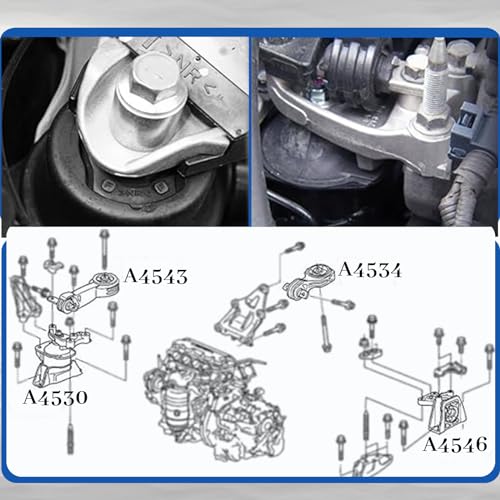 Set of 6 Engine Motor and Transmission Mount Kit V91453