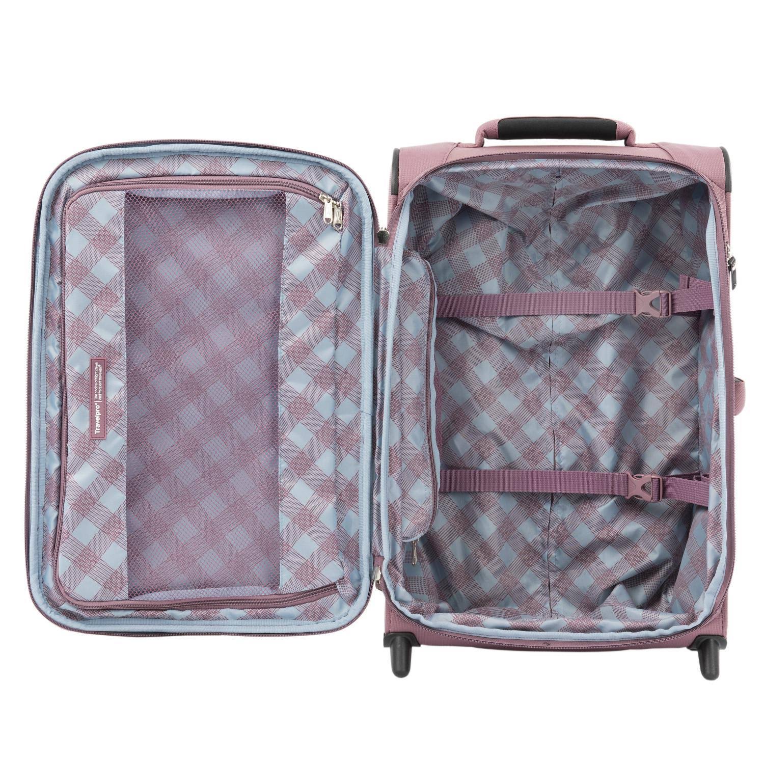 Dusty Rose Expandable Carry-On Rollaboard A753