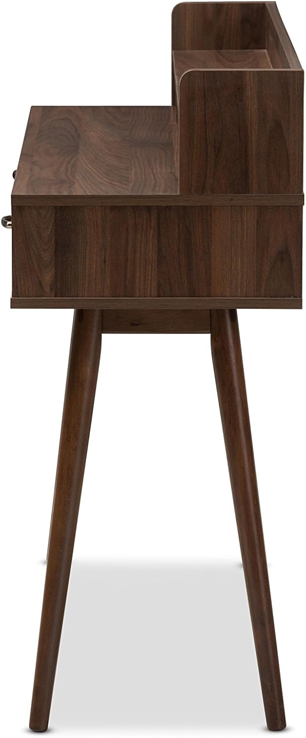 Walnut Brown 2-Drawer Desk D794260