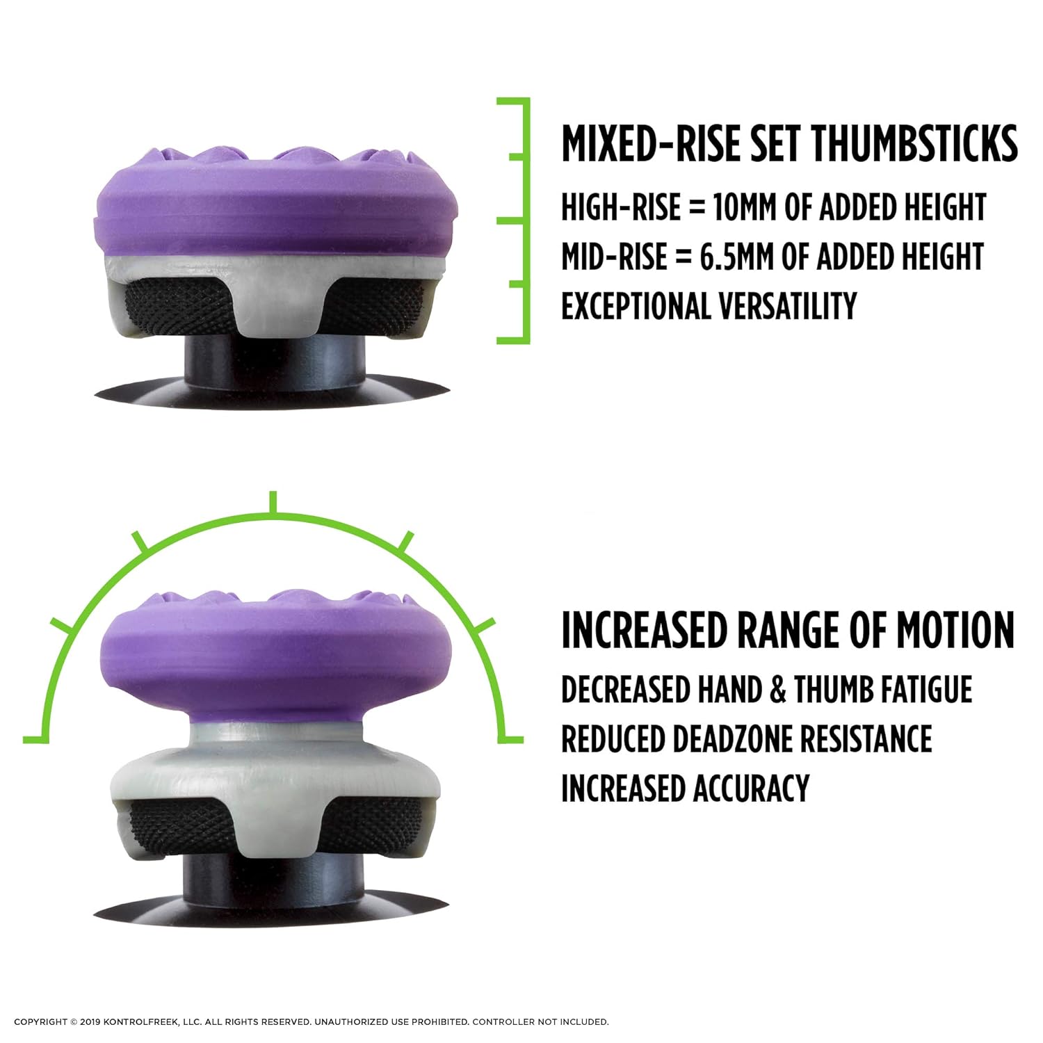 Purple Performance Thumbsticks J260