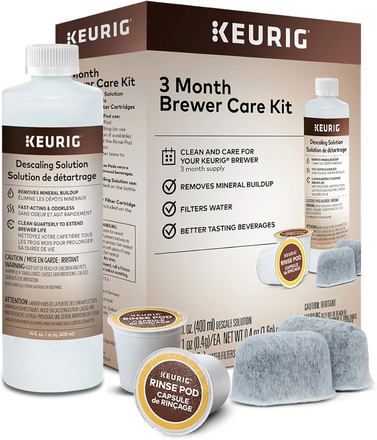Single Serve K-Cup Pod Coffee Brewer with Iced Coffee Capability T749413