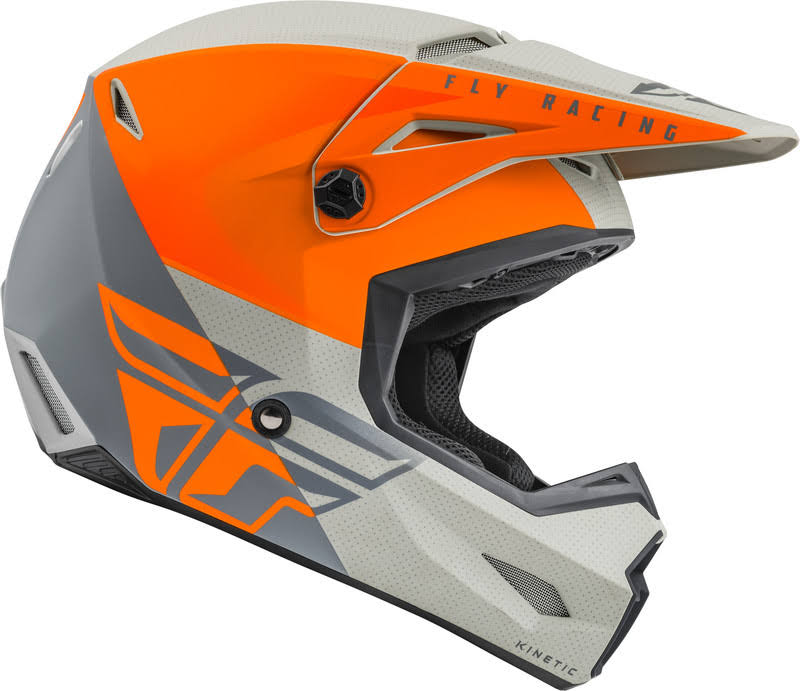 Matte Orange/Grey Helmet G998