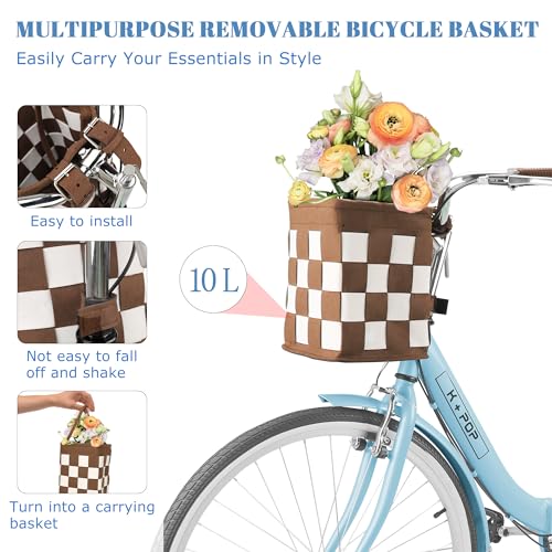 26-Inch 7-Speed Women's Bike with Front Basket Y930
