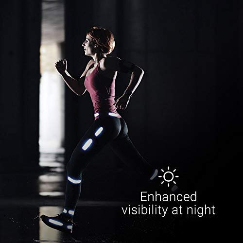 Canyon Red Bone Conduction Wireless Bluetooth Headphones with Reflective Strips M6824