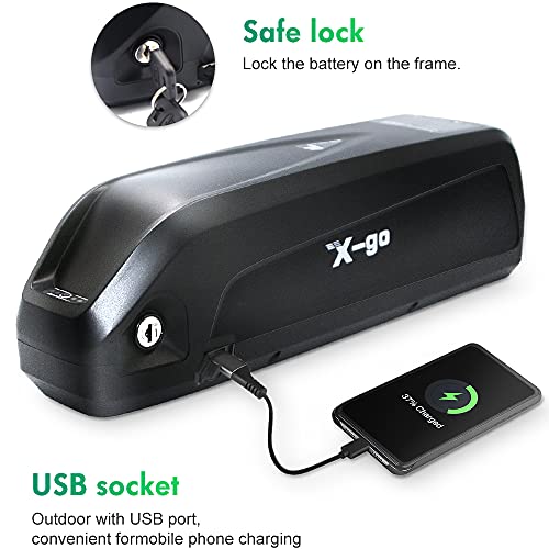36V 13AH Lithium Ebike Battery Pack with Charger and BMS P4320