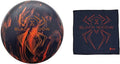 Black Bowling Ball 16lbs & Black Micro Suede Towel T3943