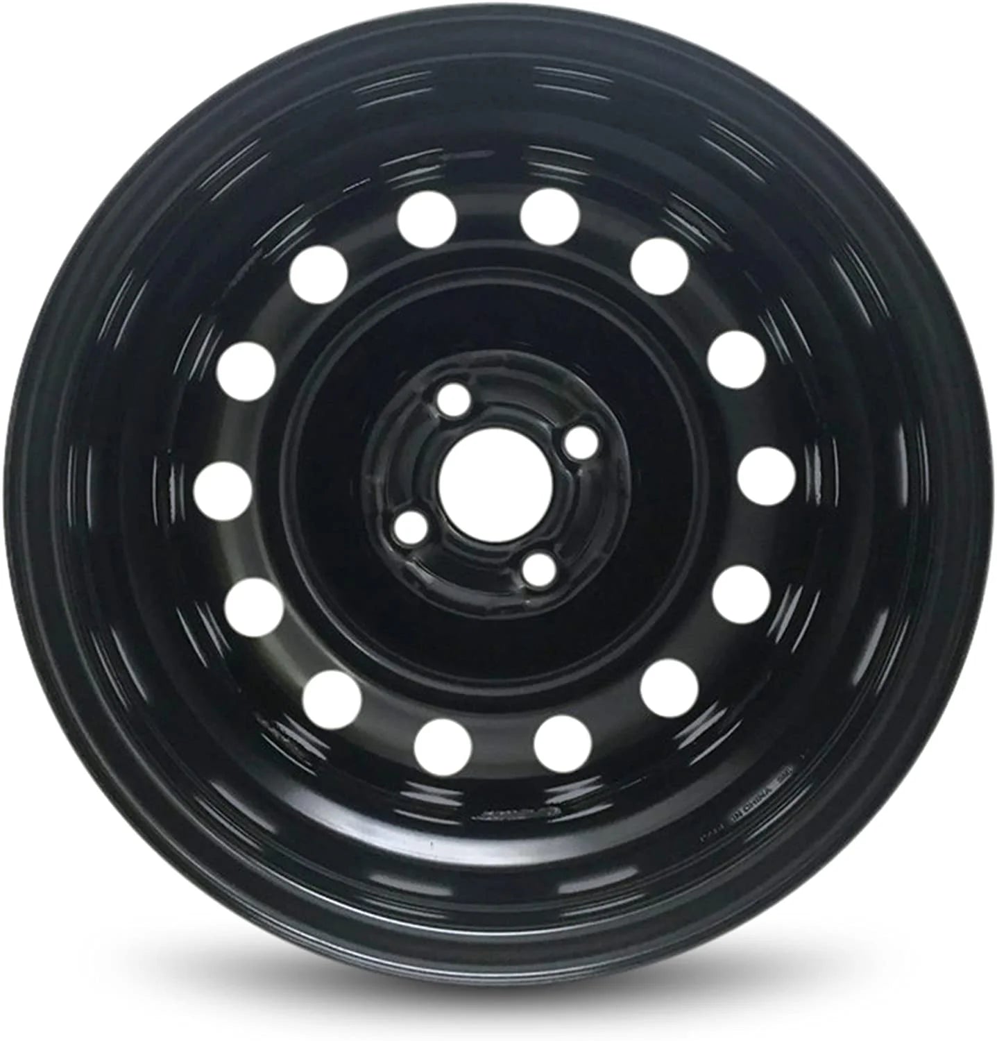 15 Inch Black Steel Rim X48517