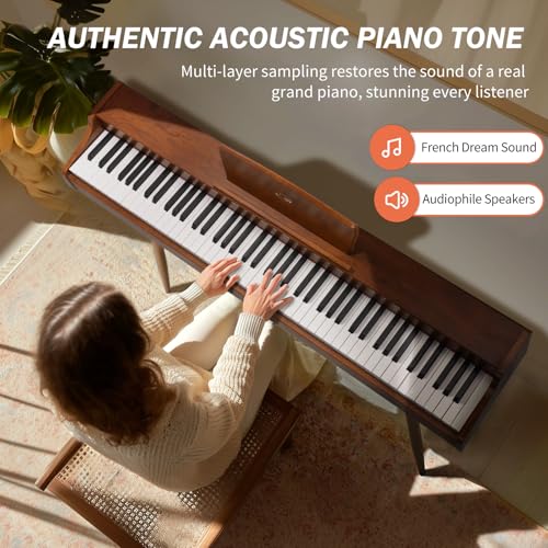 88-Key Weighted Action Digital Piano with Triple Pedal M134