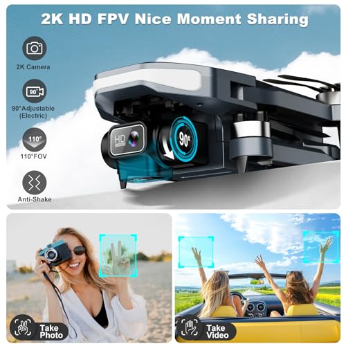 2K HD Camera GPS Drone with Brushless Motor N53790