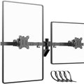 Black Dual Monitor Wall Mount, VESA 75x75/100x100mm U107