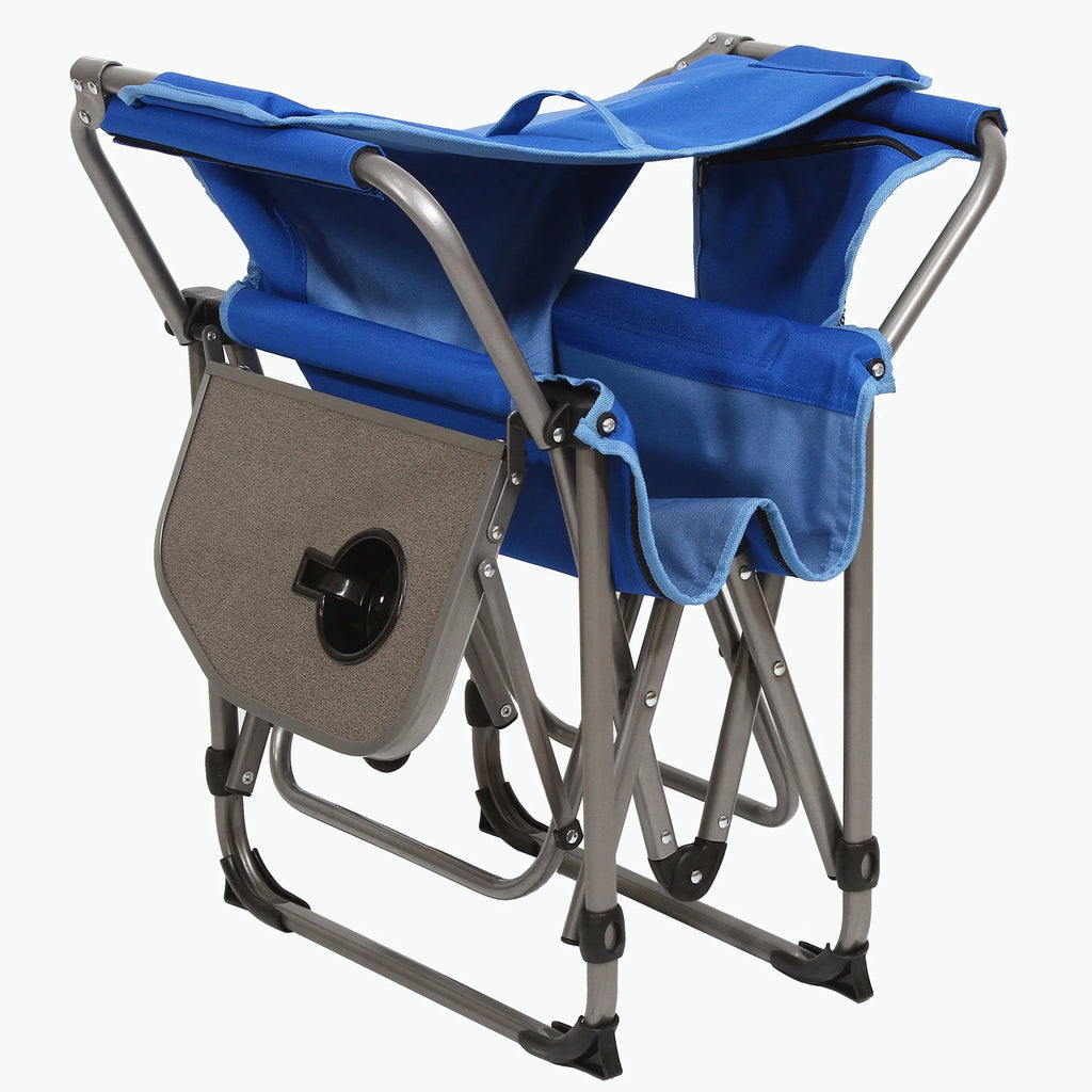 Outdoor Camping Folding Director's Chair with Side Table F9510