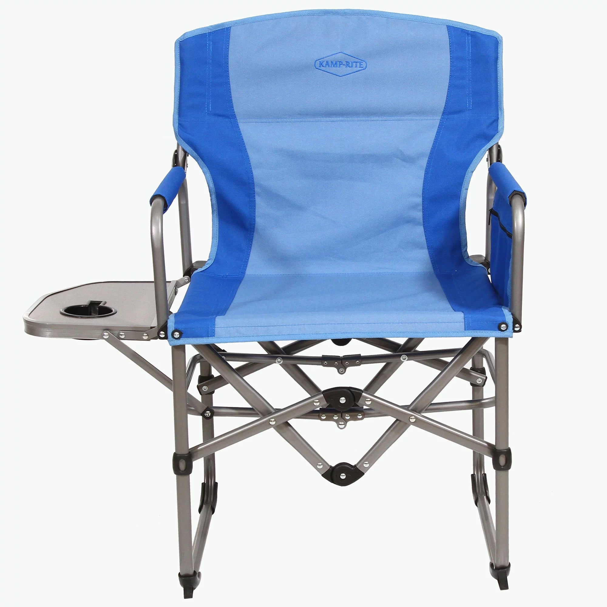 Outdoor Camping Folding Director's Chair with Side Table F9510