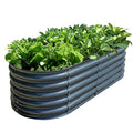 32" Tall Galvanized Metal Raised Garden Bed W41090