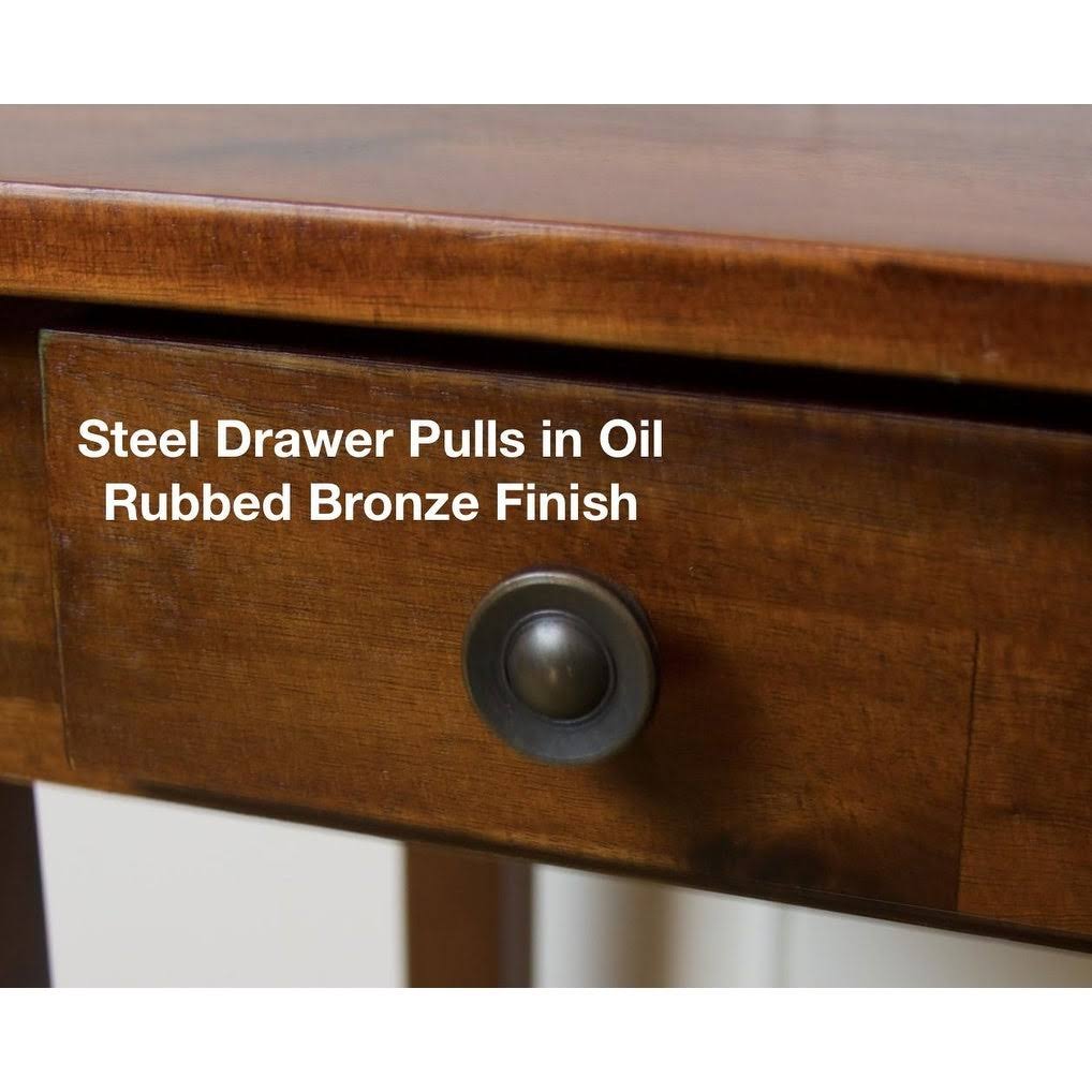 Solid Acacia 1-Drawer End Table - Mahogany V5178