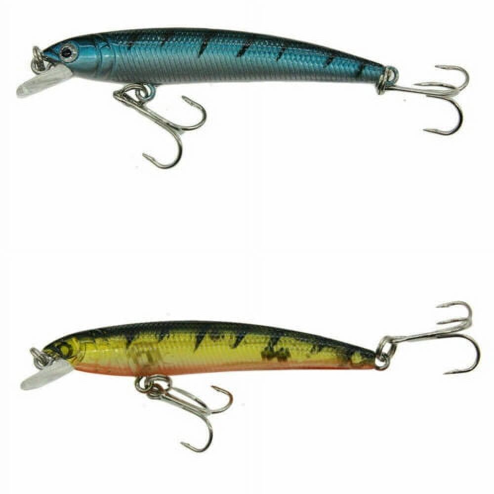 56 Pcs Mixed Minnow Fishing Lures Bass Baits Crankbaits Tackle Q552