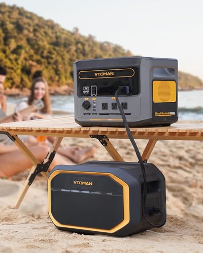 Portable Power Station LiFePO4 Battery Generator 1000W 14 Output Ports Q247