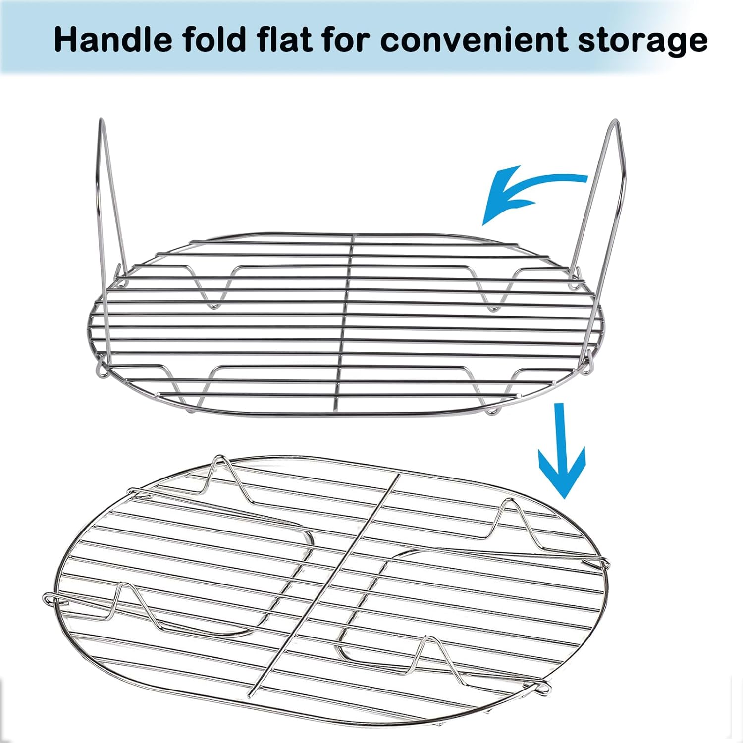 Chrome Pack of 2 Steam and Roast Rack H414234