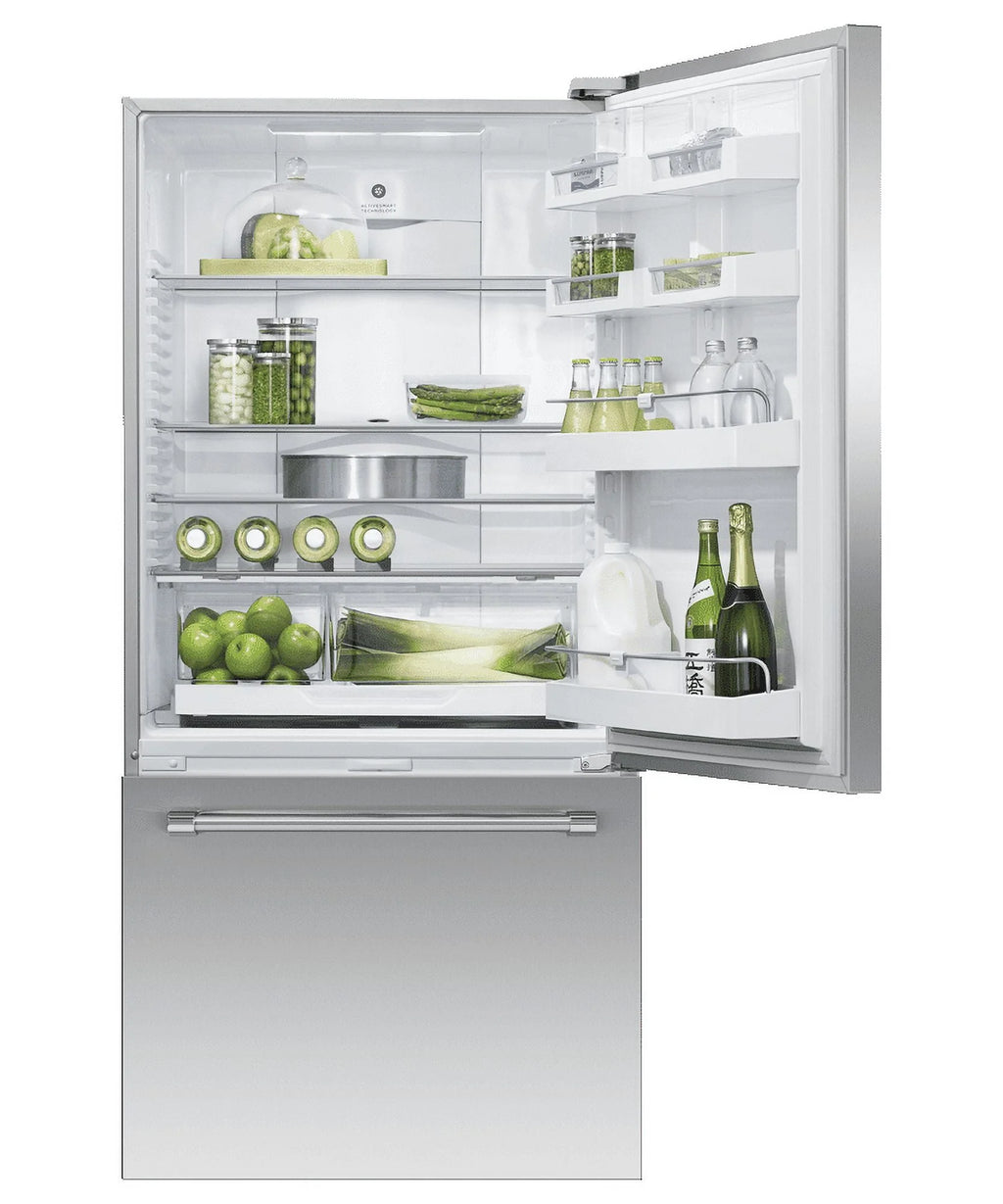 32 Wide 17.1 Cu. Ft. Bottom Freezer Refrigerator - Stainless D7855