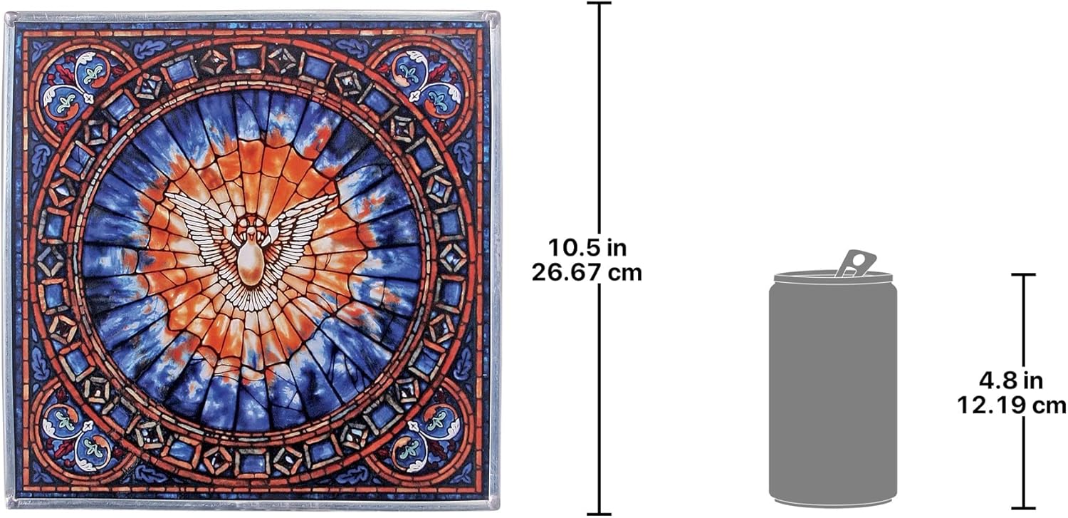Stained Glass Panel Window Hangings, 10.50" x 10.50", Full Color H779411