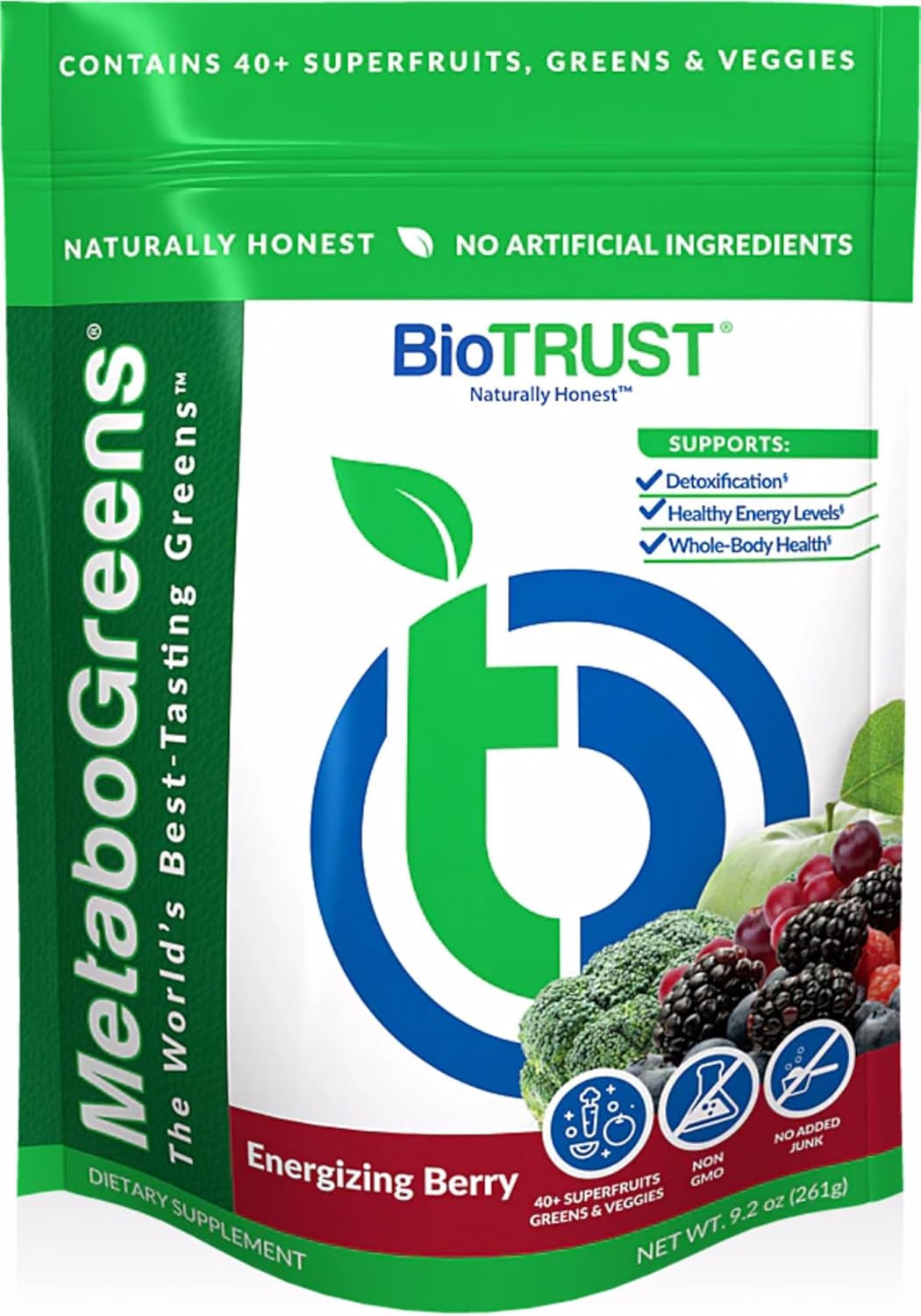 Super Greens Powder with Spectra Blend Berry Flavor (30 Servings) Z22305