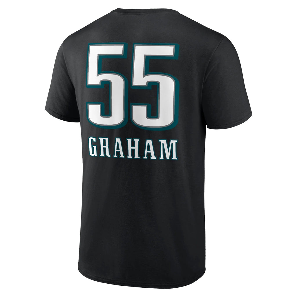 Black Philadelphia Eagles T-Shirt I826