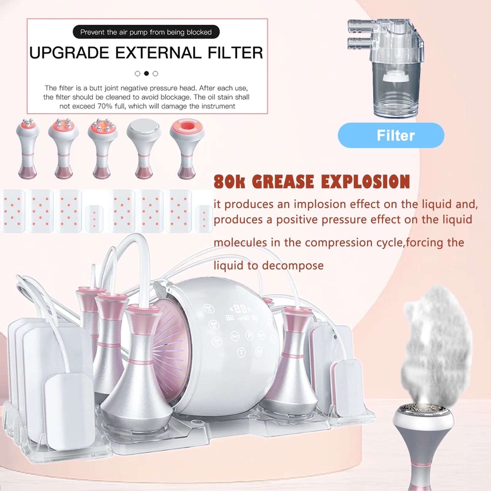 80K RF Radio Frequency Body Slimming Skin Lifting Beauty Machine N56901