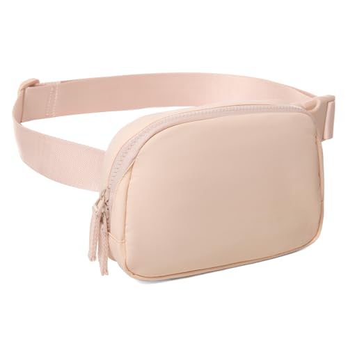 Lavender Belt Bag Fanny Pack Crossbody Bags with Initial Letter Patch W91049