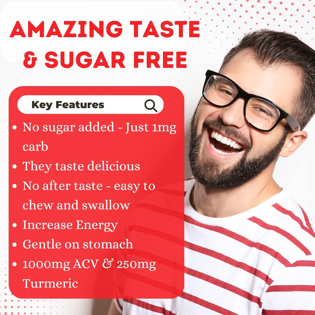 ACV Keto Gummies with Apple Cider Vinegar and Turmeric - 60 Gummies S781222